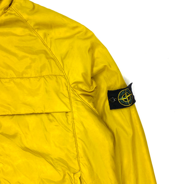 Stone Island Yellow Vintage Fleece Lined Nylon Jacket