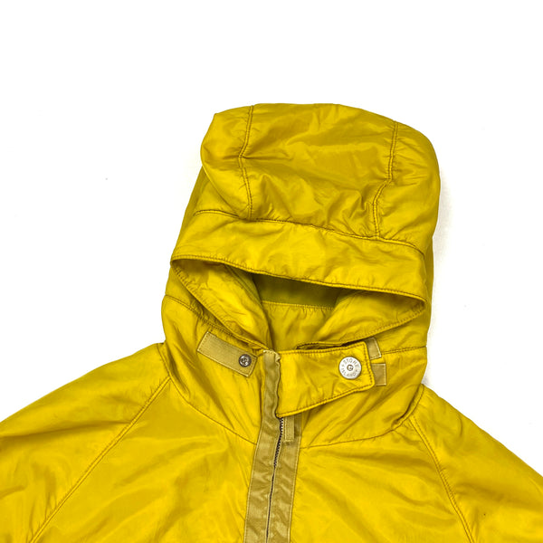 Stone Island Yellow Vintage Fleece Lined Nylon Jacket