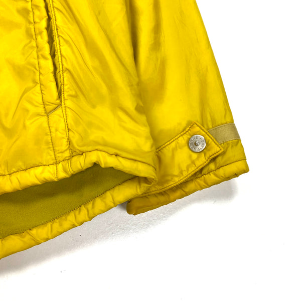 Stone Island Yellow Vintage Fleece Lined Nylon Jacket