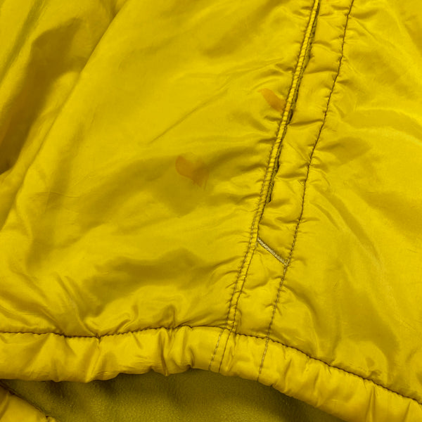 Stone Island Yellow Vintage Fleece Lined Nylon Jacket