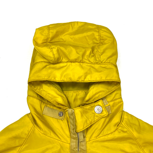 Stone Island Yellow Vintage Fleece Lined Nylon Jacket