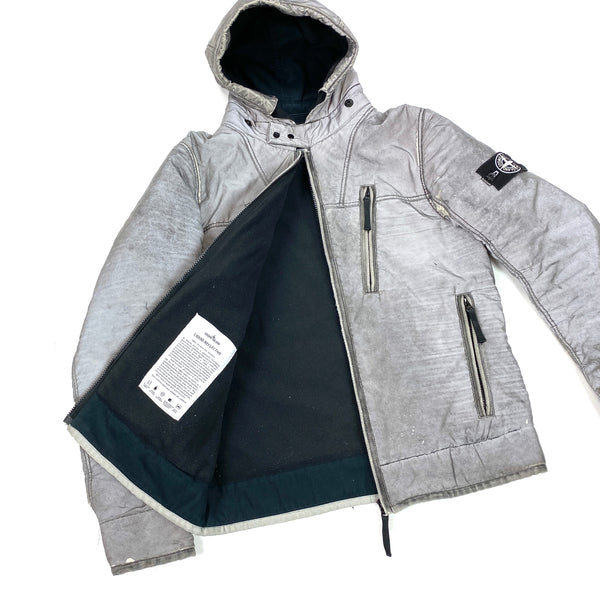 Stone Island 2011 Liquid Reflective Fleece Lined Jacket