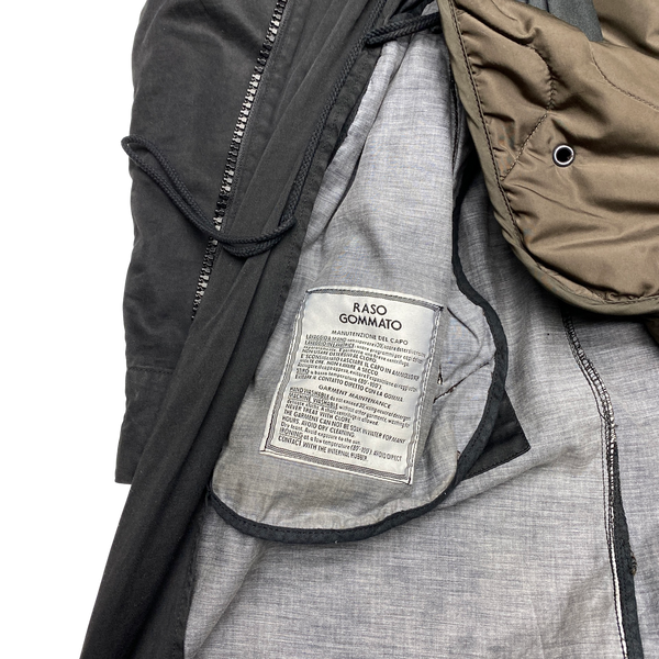 Stone Island 2003 Raso Gommato Vintage Parka Jacket