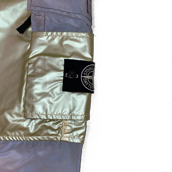 Stone Island Iridescent Reflective Cargo Trousers