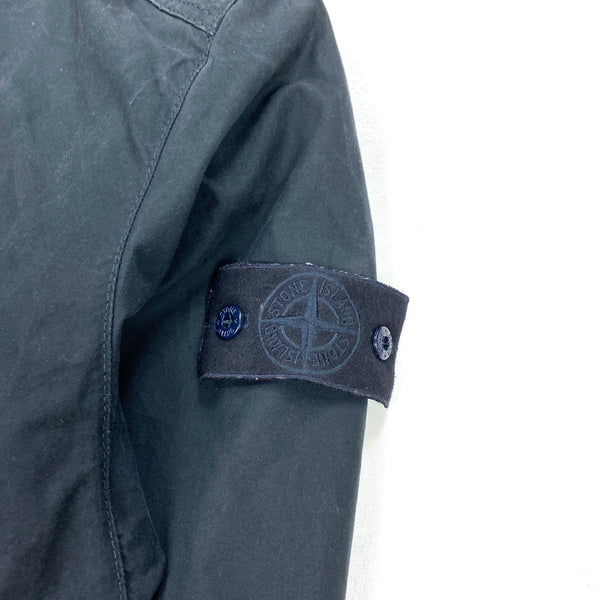 Stone Island Navy Weatherproof Cotton Ghost Jacket