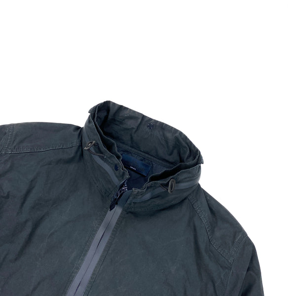 Stone Island Navy Weatherproof Cotton Ghost Jacket