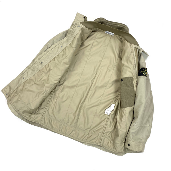 Stone Island Beige 2009 David TC Quilted Jacket