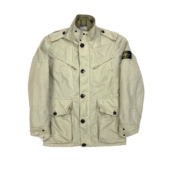Stone Island Beige 2009 David TC Quilted Jacket