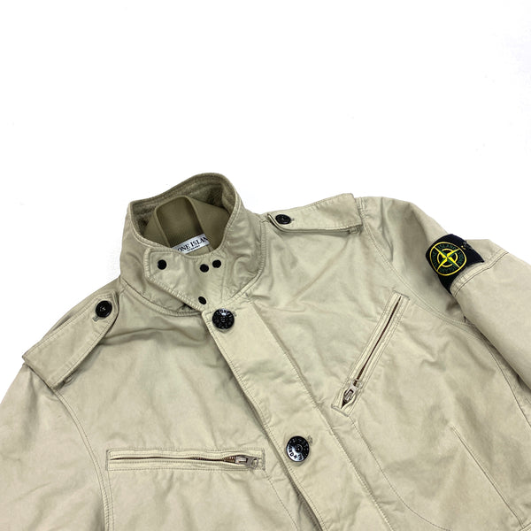 Stone Island Beige 2009 David TC Quilted Jacket