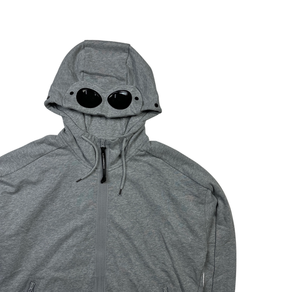 CP Company Light Grey Goggle Hoodie - XL