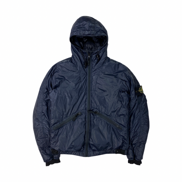 Stone Island Dark Navy Down Filled Nylon Puffer Jacket