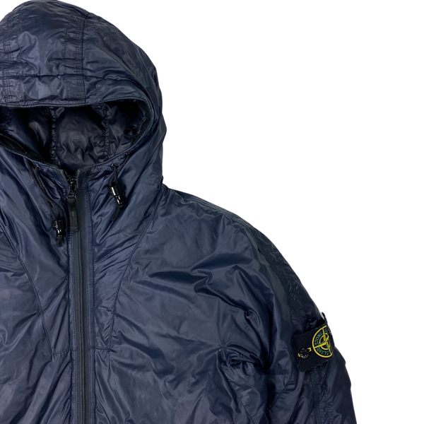 Stone Island Dark Navy Down Filled Nylon Puffer Jacket
