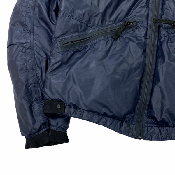 Stone Island Dark Navy Down Filled Nylon Puffer Jacket