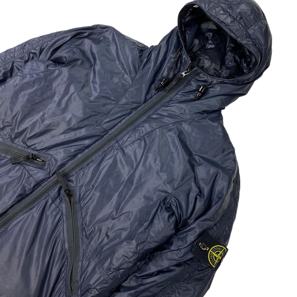 Stone Island Dark Navy Down Filled Nylon Puffer Jacket