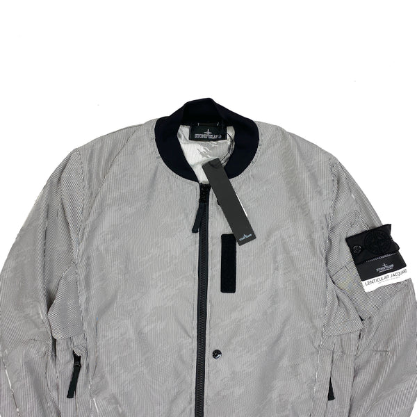 Stone Island Shadow Project Lenticular Jaquard Bomber Jacket