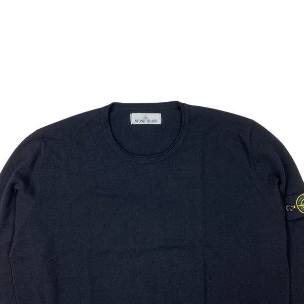 Stone Island Round Neck Cotton Knitted Jumper