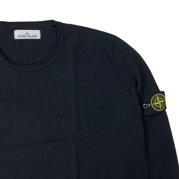 Stone Island Round Neck Cotton Knitted Jumper