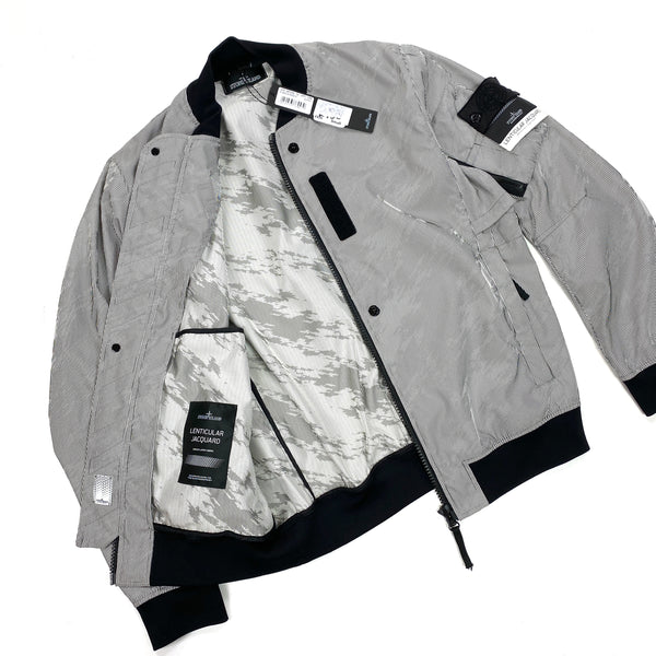 Stone Island Shadow Project Lenticular Jaquard Bomber Jacket
