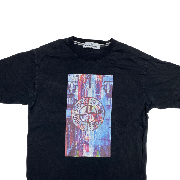 Stone Island 2017 Black Graphic T Shirt