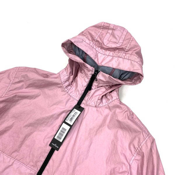 Stone Island Pink Membrana 3L TC Hooded Jacket