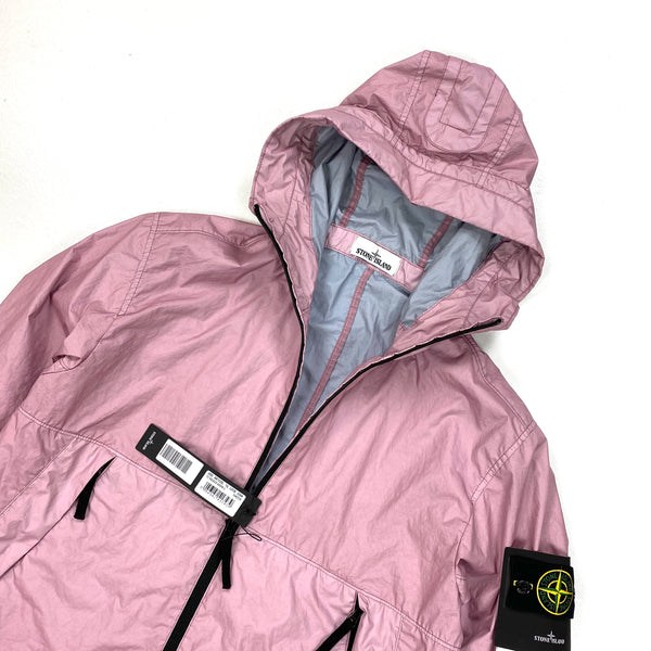 Stone Island Pink Membrana 3L TC Hooded Jacket