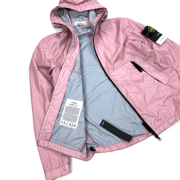 Stone Island Pink Membrana 3L TC Hooded Jacket