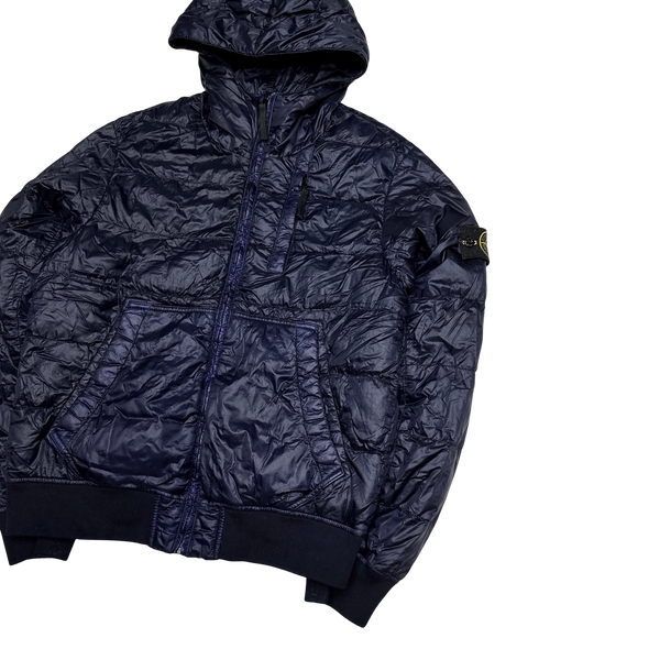 Stone Island 2014 Navy Garment Dyed Puffer Jacket