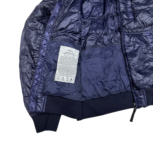 Stone Island 2014 Navy Garment Dyed Puffer Jacket
