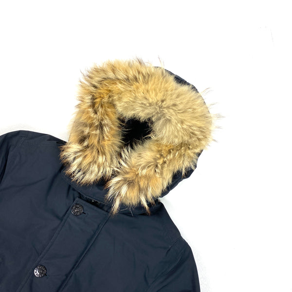 Stone Island Navy Micro Reps Down Filled Puffer Jacket