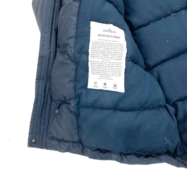 Stone Island Navy Micro Reps Down Filled Puffer Jacket