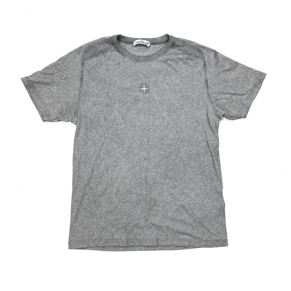 Stone Island Dust Treatment Grey T Shirt