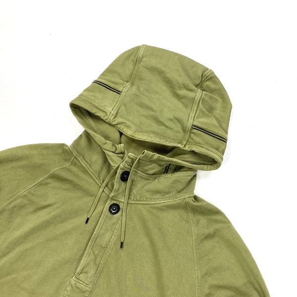 Stone Island Olive Green Pullover Hoodie