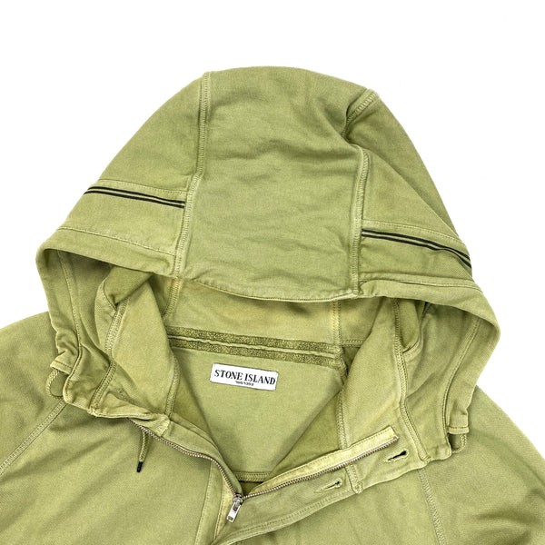 Stone Island Olive Green Pullover Hoodie