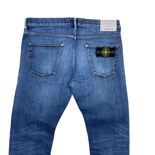 Stone Island 2015 RE T Light Wash Denim Jeans