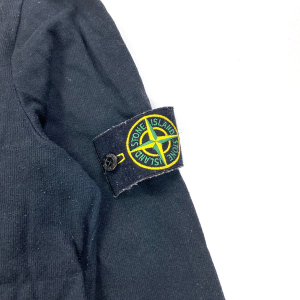 Stone Island Black Quarter Zipped Pullover Jumper