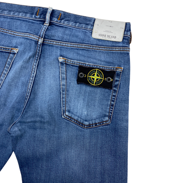 Stone Island 2015 RE T Light Wash Denim Jeans