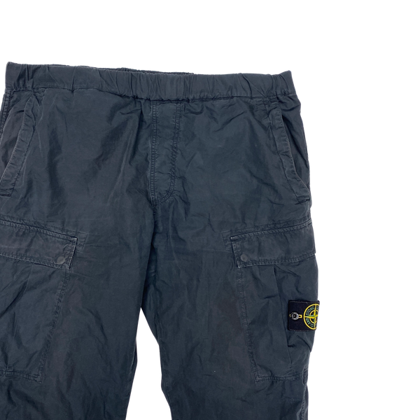 Stone Island 2016 Black Tapered Cargo Trousers