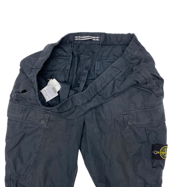 Stone Island 2016 Black Tapered Cargo Trousers