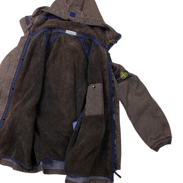 Stone Island Vintage Fleece Lined Parka Jacket