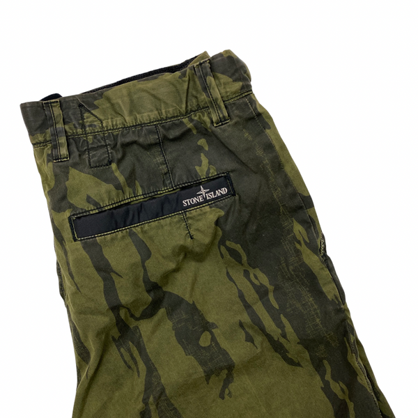 Stone Island Flowing Camo Cotton Trousers
