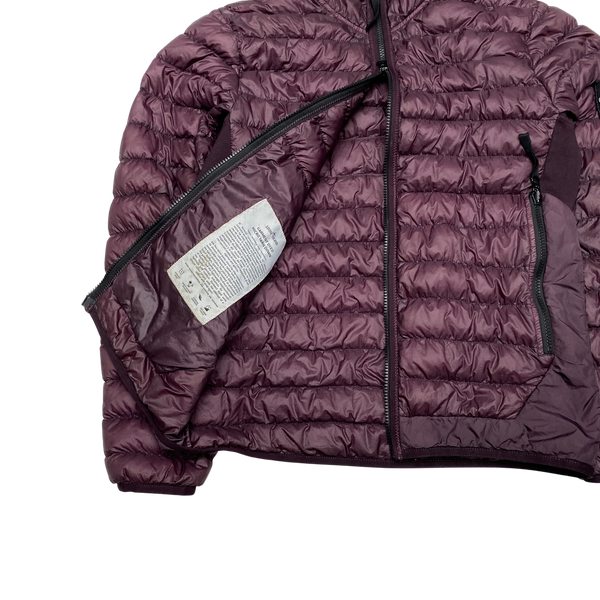 Stone Island Maroon Micro Yarn Down Filled Puffer Jacket
