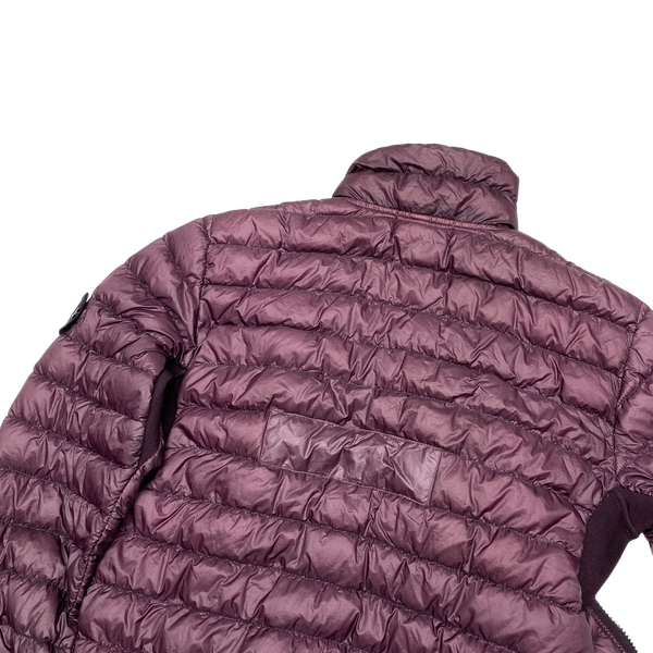 Stone Island Maroon Micro Yarn Down Filled Puffer Jacket