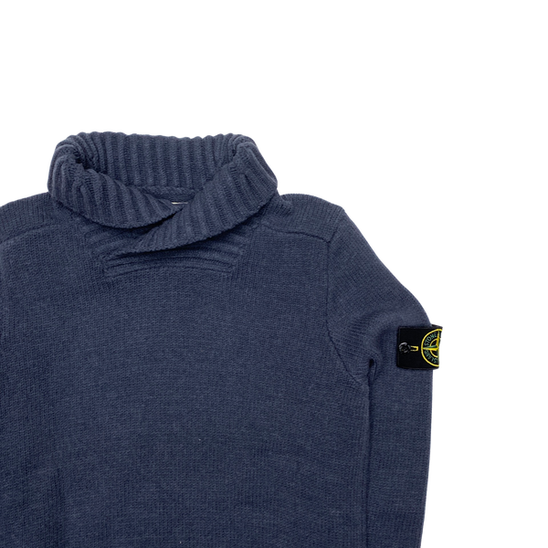 Stone Island 2012 Blue Knit Pullover Jumper