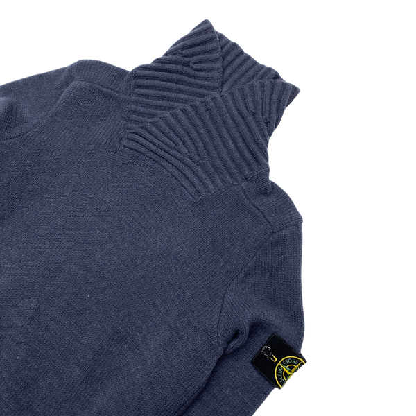Stone Island 2012 Blue Knit Pullover Jumper