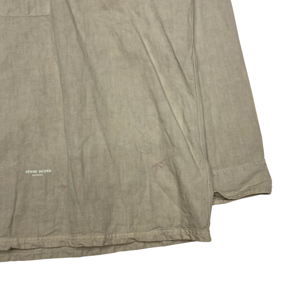 Stone Island Marina 90's Vintage Lino Flax Pullover