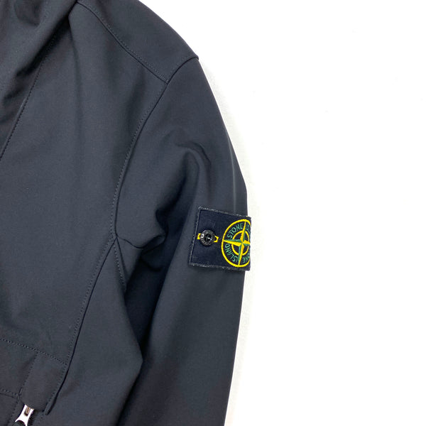 Stone Island Black 2019 Fleece Lined Soft Shell