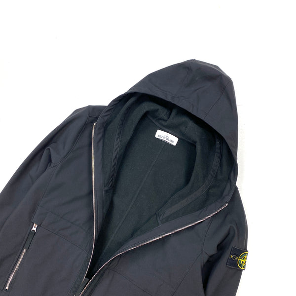 Stone Island Black 2019 Fleece Lined Soft Shell