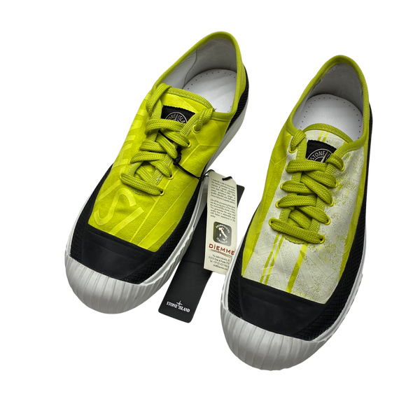 Stone Island 2021 Diemme Neon Yellow Summer Trainers