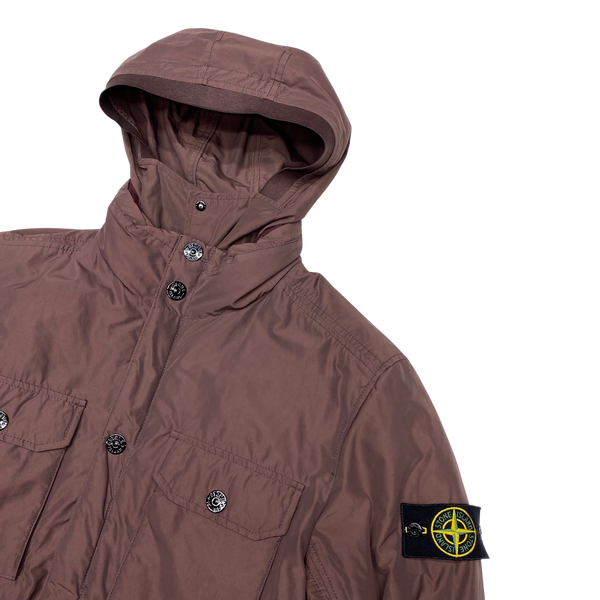 Stone Island 2015 Maroon Micro Reps Down Jacket