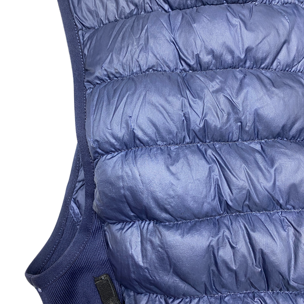 Stone Island Navy Blue Micro Yarn Down Filled Gilet